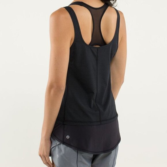 Lululemon Run: Mod Moves Singlet - 4 Black - Picture 2 of 5